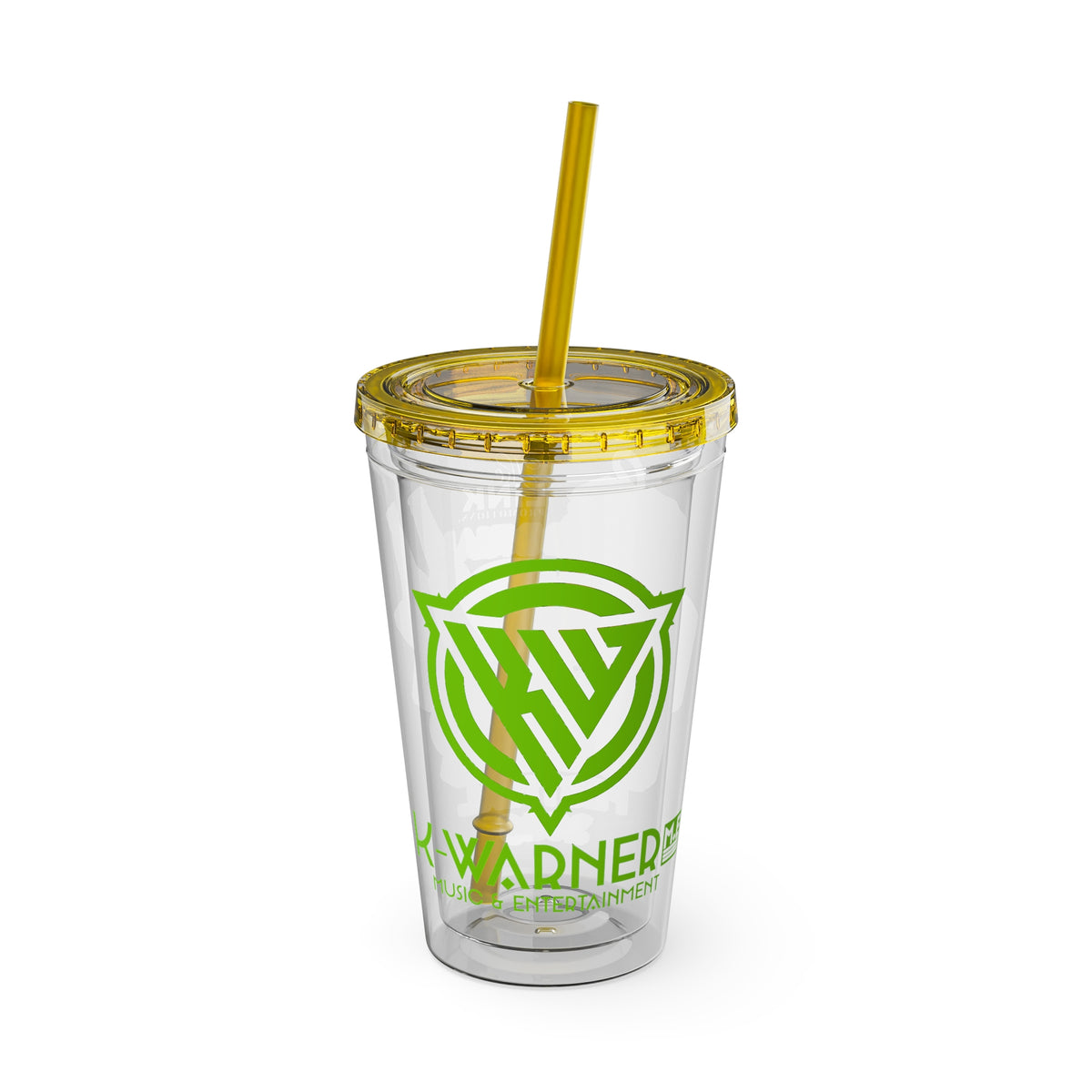 K Warner Custom  16oz Tumbler with Straw