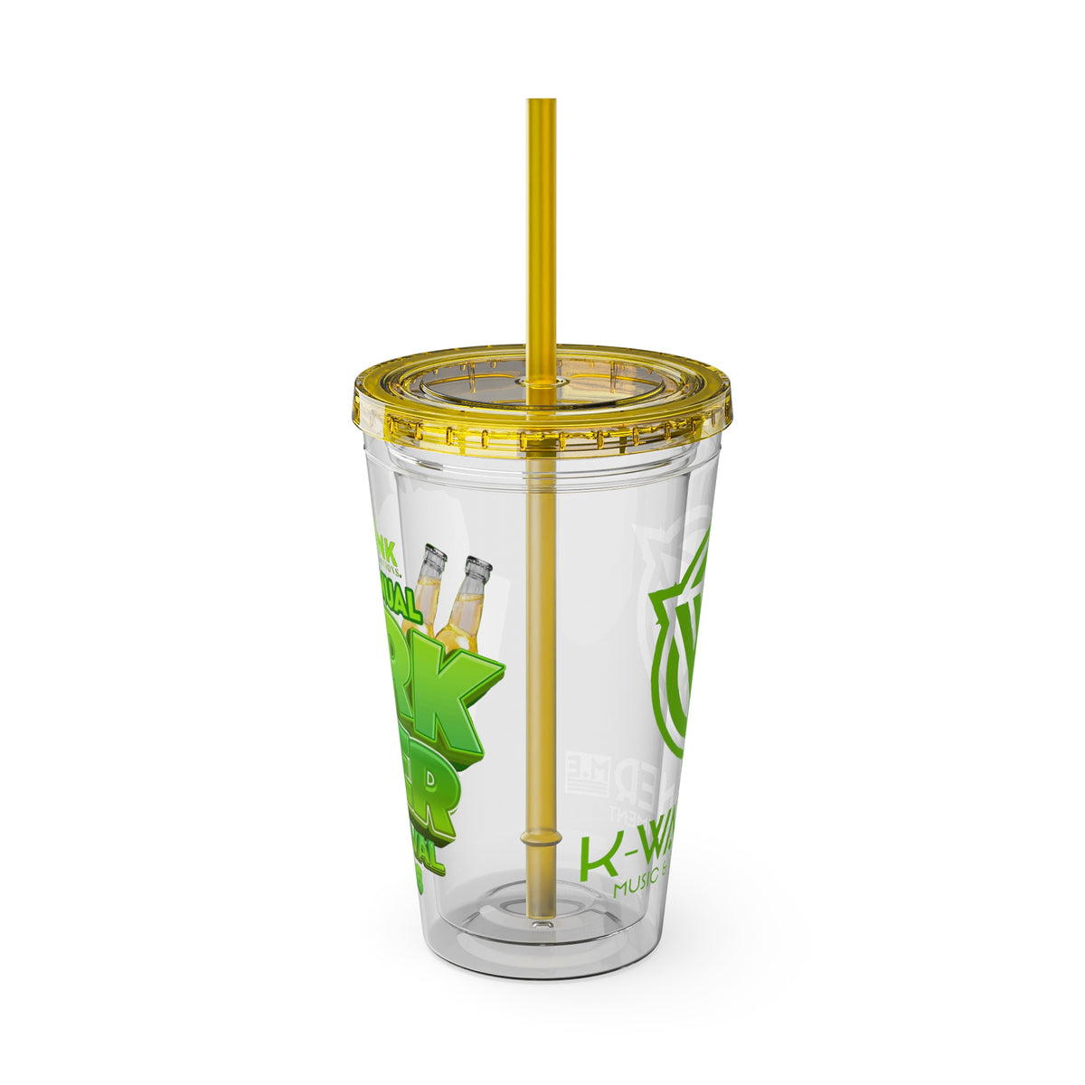 K Warner Custom  16oz Tumbler with Straw