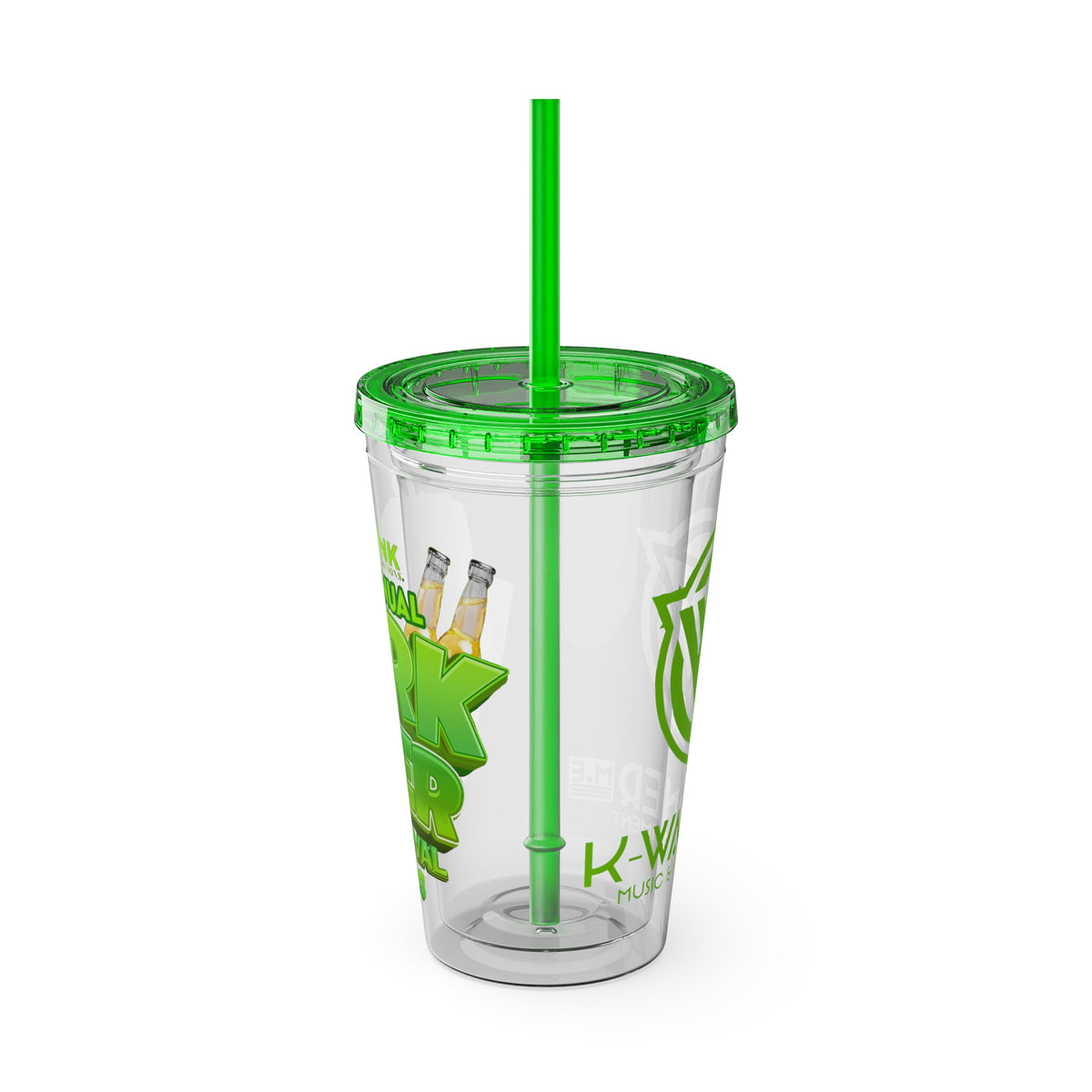 K Warner Custom  16oz Tumbler with Straw