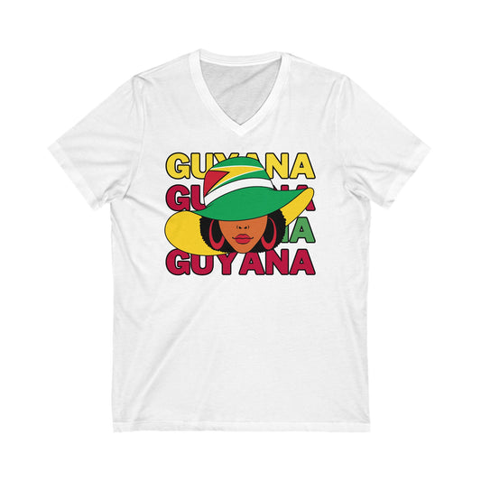 Guyana V-Neck T-Shirt  For Women