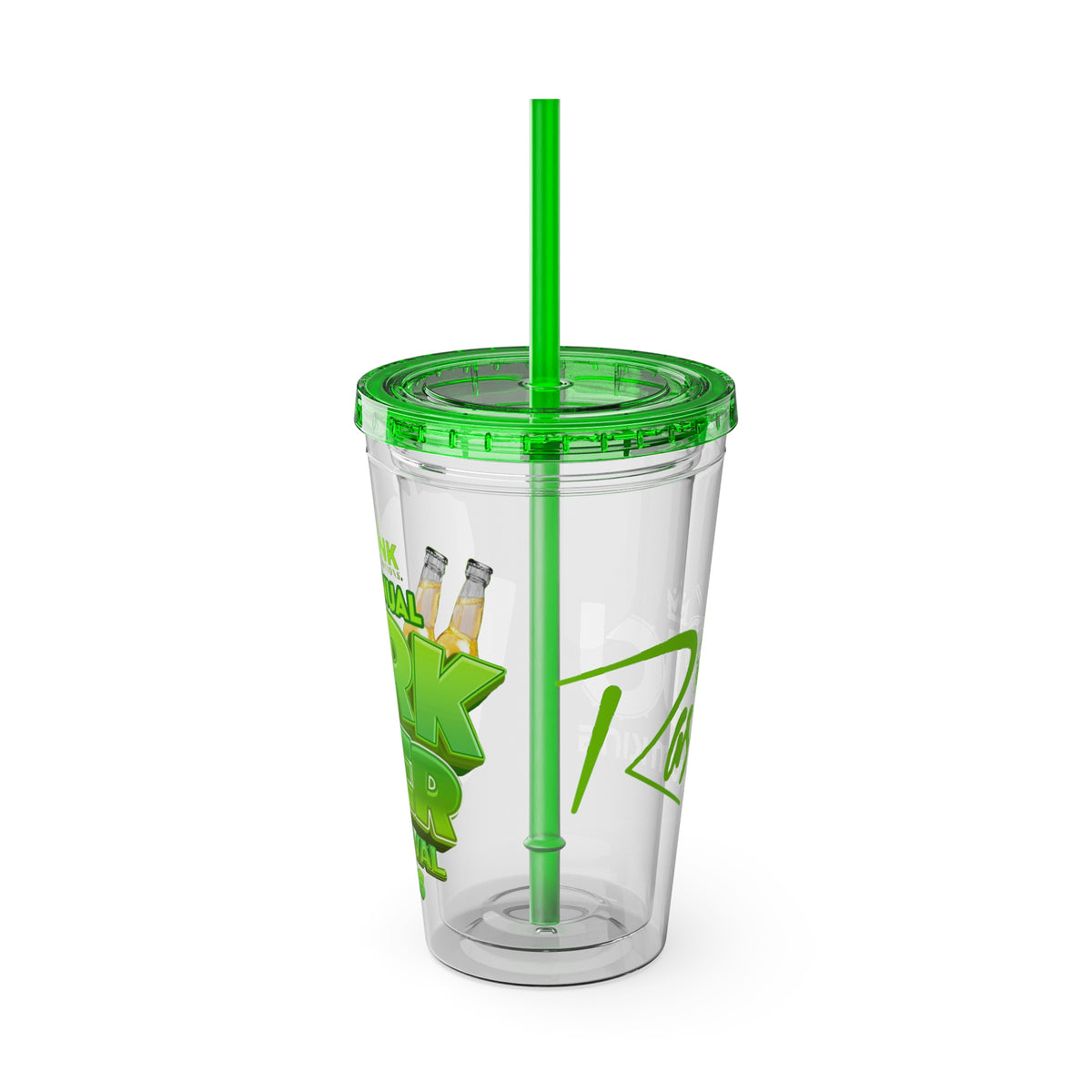 Ras Jd Custom  16oz Tumbler with Straw