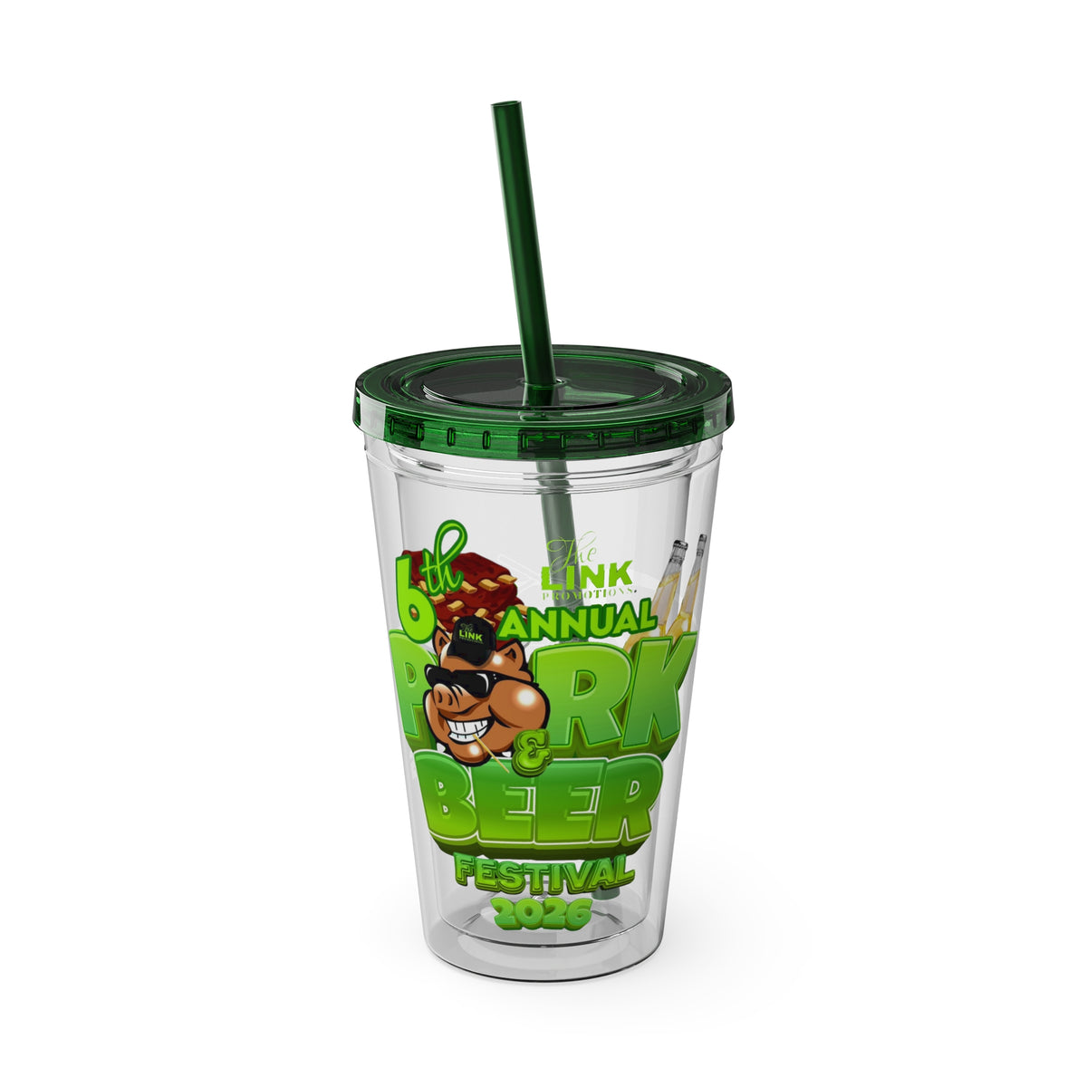 Ras Jd Custom  16oz Tumbler with Straw