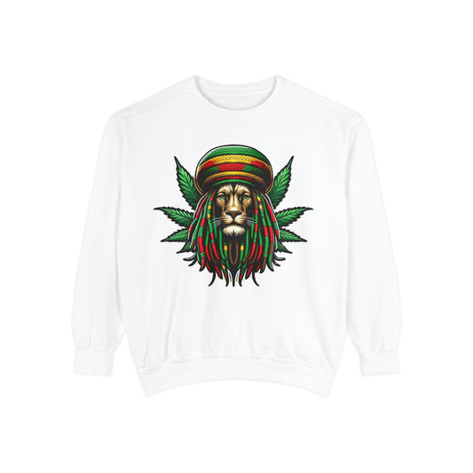 Men's Reggae Rasta Lion Head Sweatshirt
