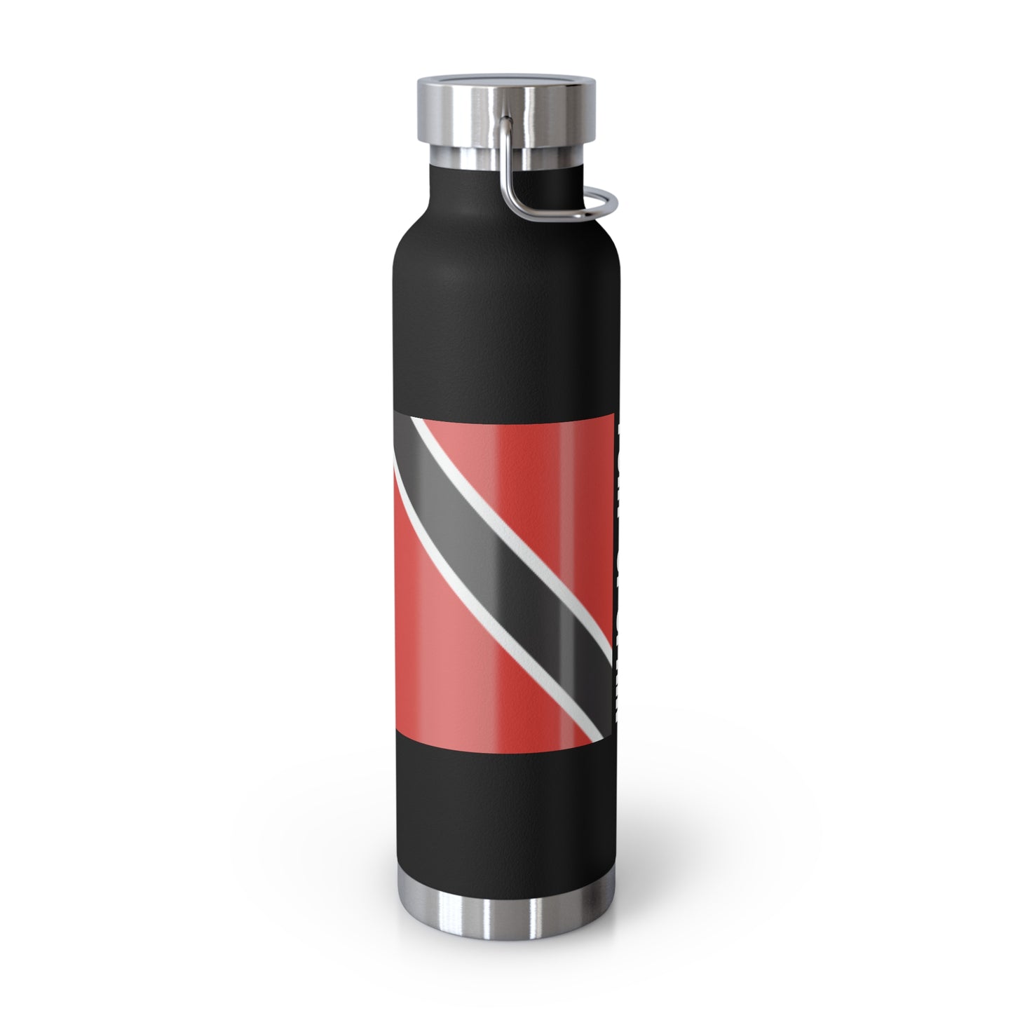 Personalized Trinidad and Tobago Flag Water Bottle Trinidad Flag Products Gift for Trinidadian  Product With Trinidad and Tobago Coat of Arm