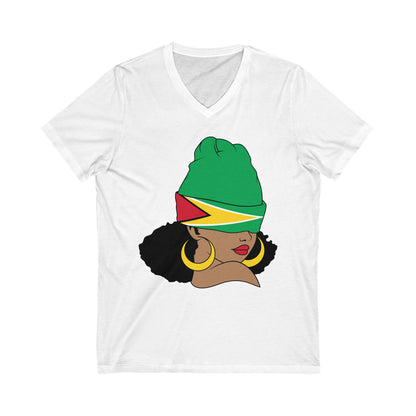 Guyana V-Neck T-Shirt  For Women