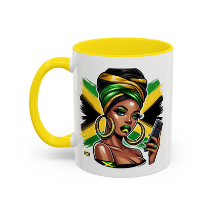 Personalized Jamaica Coffee Mug for Jamaican Woman Personalized Gift Idea