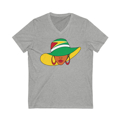 Guyana V-Neck T-Shirt  For Women