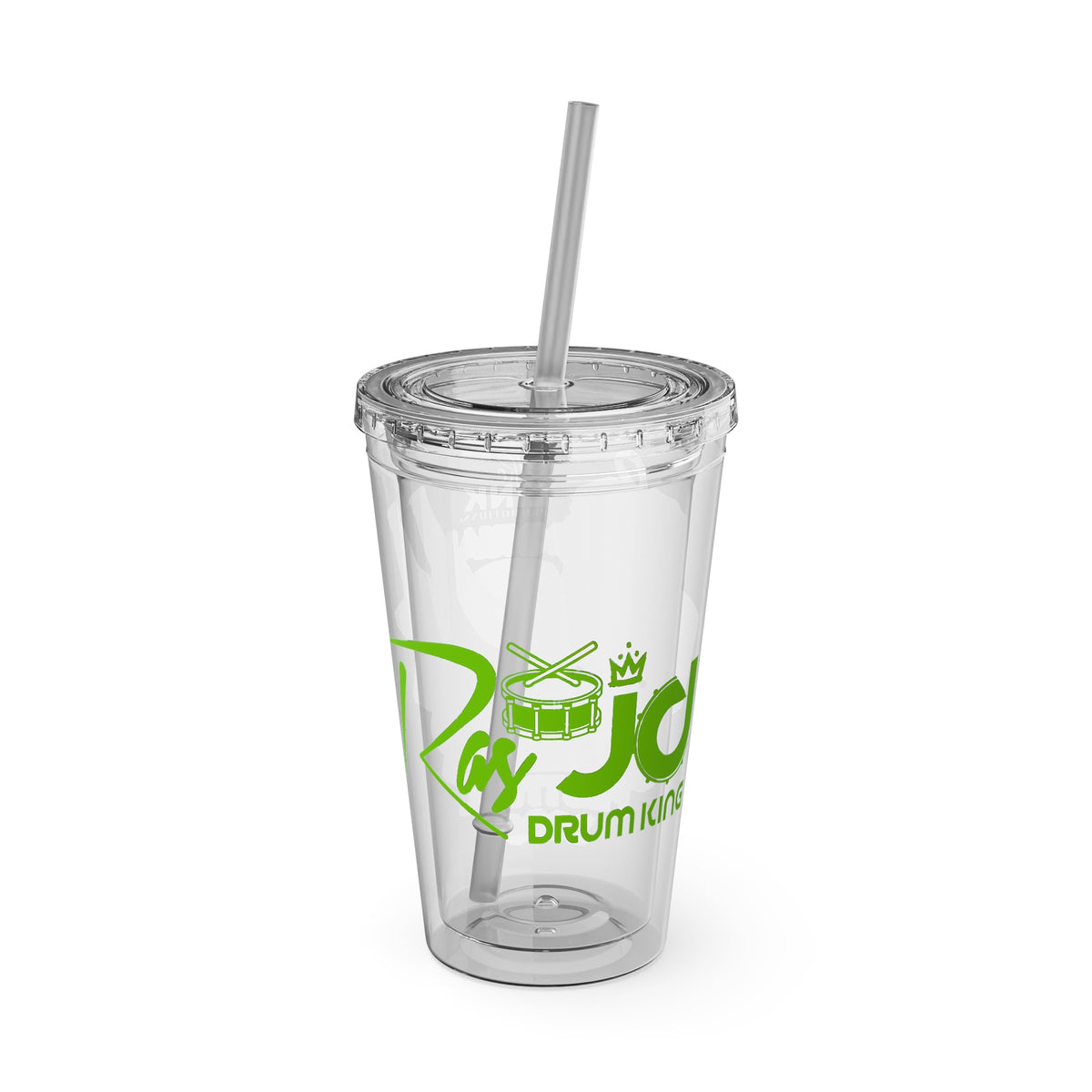 Ras Jd Custom  16oz Tumbler with Straw