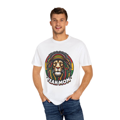 Yeah Mon Reggae Shirt Yeah Mon Jamaica Shirt Reggae Clothing Jamaica Slang Rasta Lion Shirt Rasta Reggae Shirt