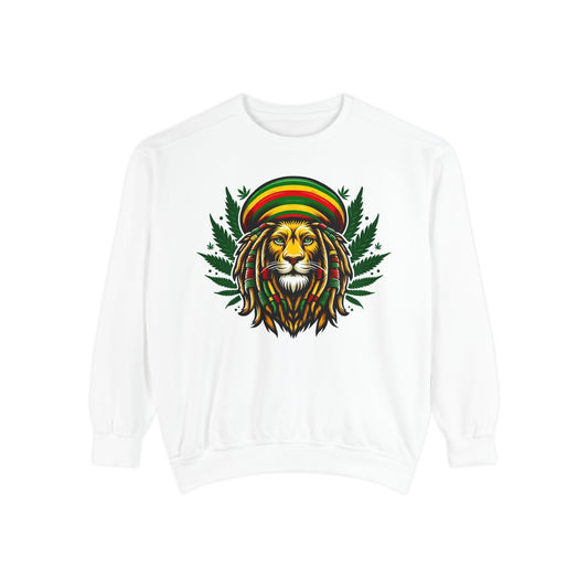 Men's Reggae Rasta Lion Head Sweatshirt