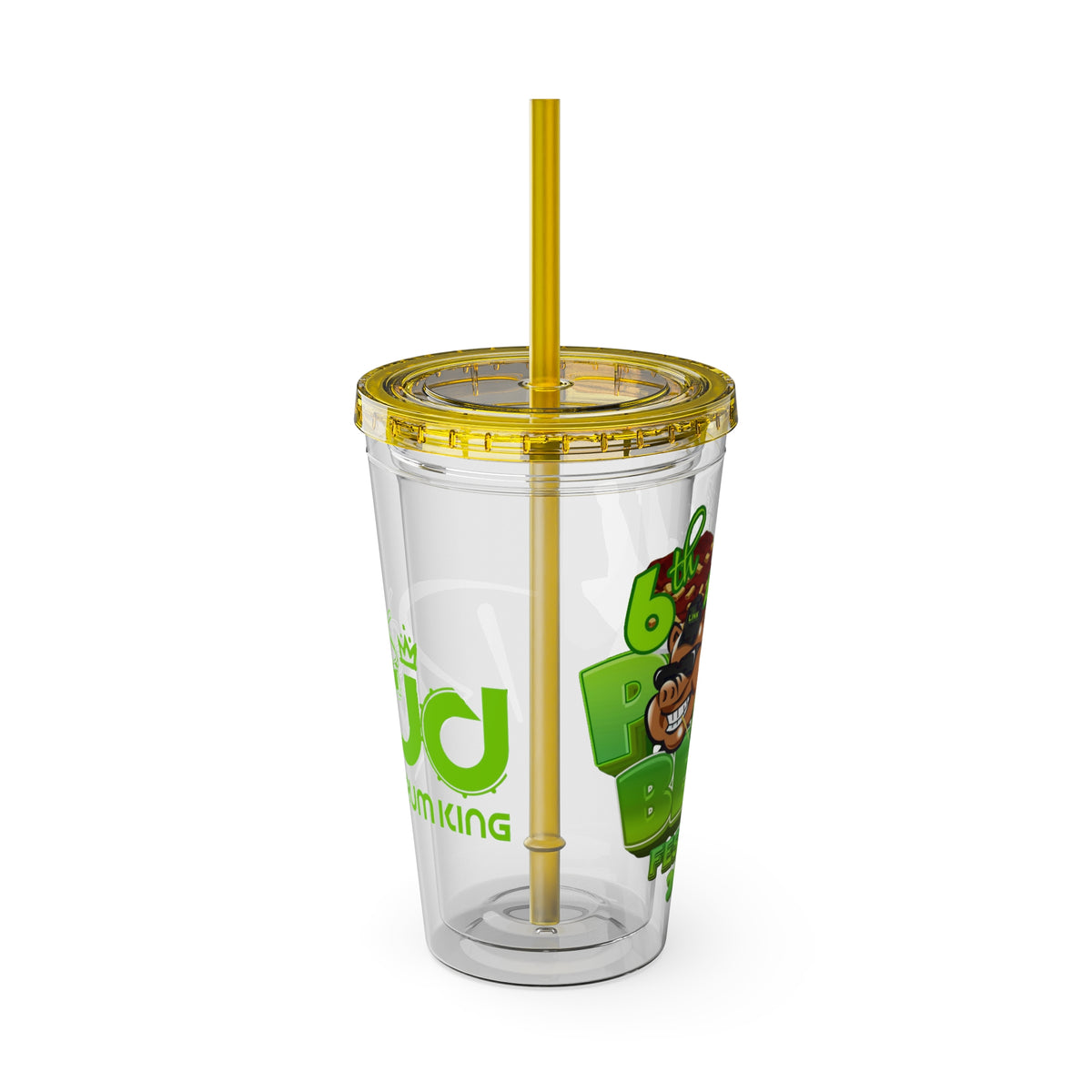 Ras Jd Custom  16oz Tumbler with Straw