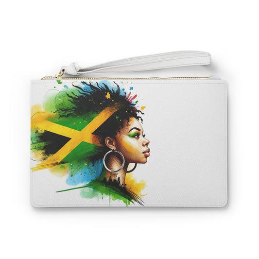 Gift for Jamaica Mom Jamaica Accessories Gift For Jamaican Woman Jamaica Flag Clutch