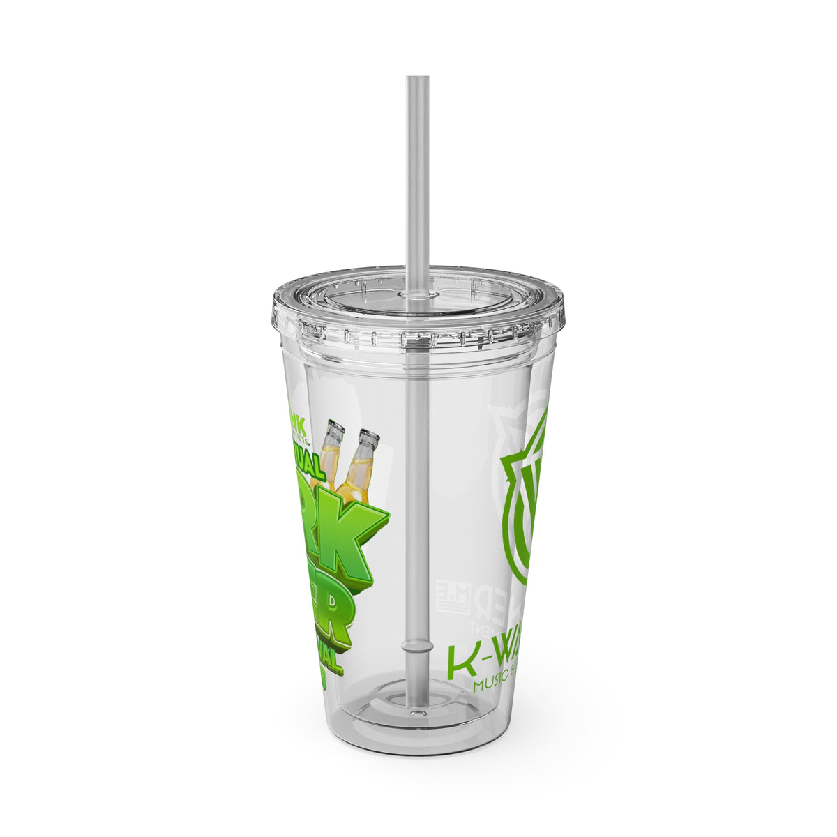 K Warner Custom  16oz Tumbler with Straw
