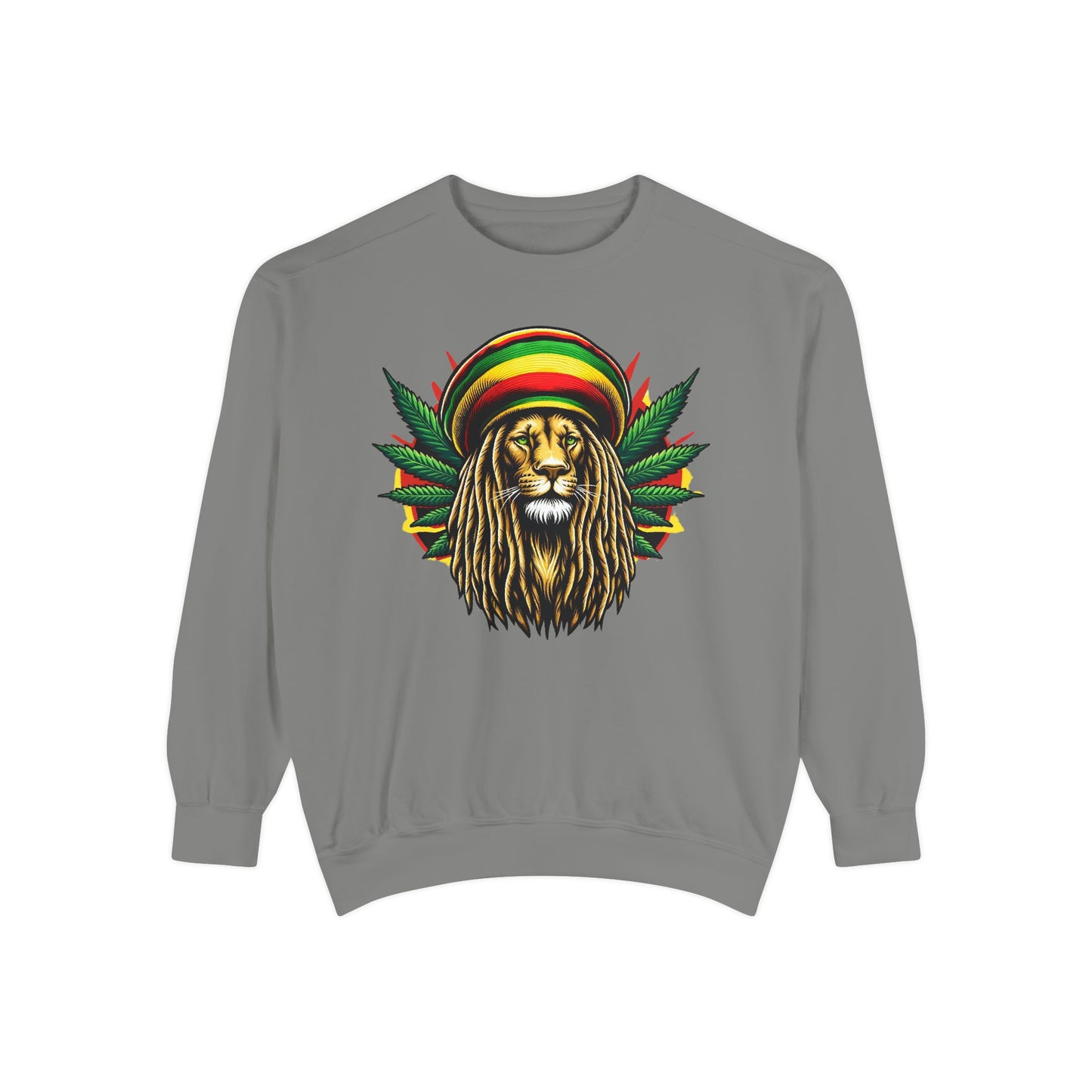 Men's Reggae Rasta Lion Head Sweatshirt