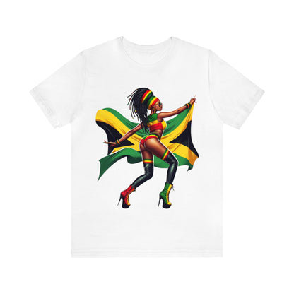 Jamaica Color Shirt Jamaica Shirt Jamaica Gift Reggae Aesthetics Jamaica Flag T-Shirt Reggae T Shirt Dancehall Reggae Tee