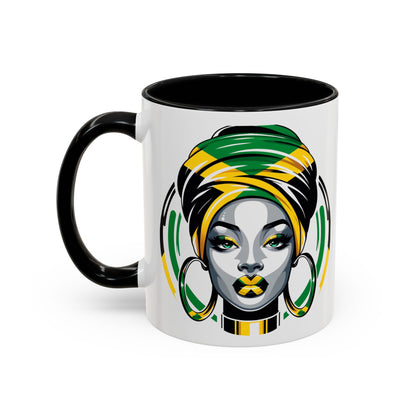 Personalized  Jamaica Women's Coffee Mug (11, 15oz)