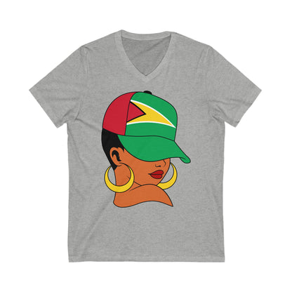 Guyana V-Neck T-Shirt  For Women