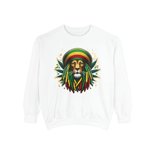 Men's Reggae Rasta Lion Head Sweatshirt