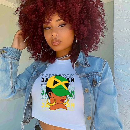 Jamaica Cropped Tee Jamaica Baby Tee Jamaica Clothes