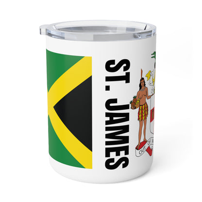 Personalized Jamaica Insulated Coffee Mug, 10oz  St James Jamaica Travel Cup