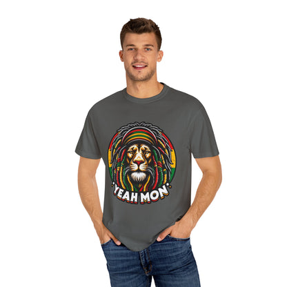 Yeah Mon Reggae Shirt Yeah Mon Jamaica Shirt Reggae Clothing Jamaica Slang Rasta Lion Shirt Rasta Reggae Shirt