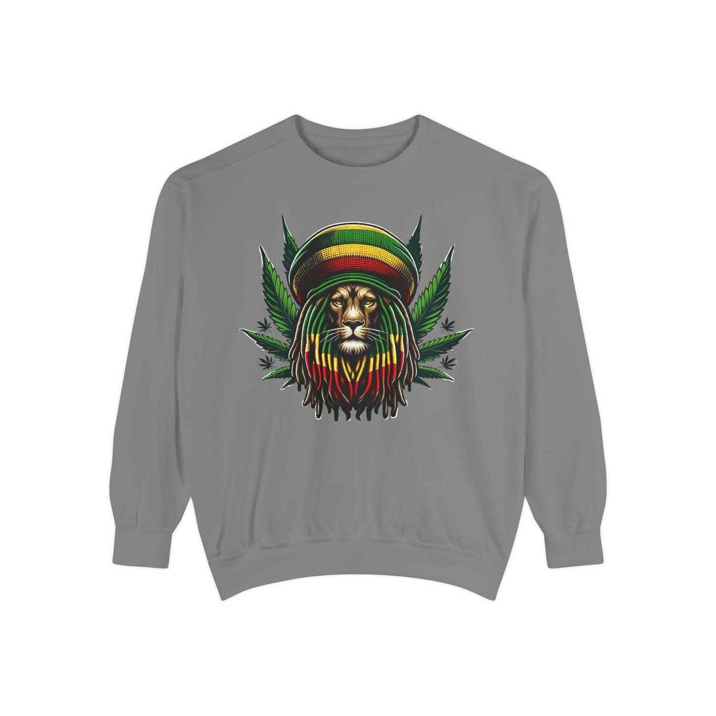 Men's Reggae Rasta Lion Head Sweatshirt