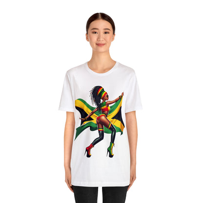 Jamaica Color Shirt Jamaica Shirt Jamaica Gift Reggae Aesthetics Jamaica Flag T-Shirt Reggae T Shirt Dancehall Reggae Tee