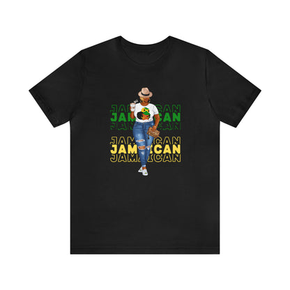 Jamaica Color T Shirt For Women Jamaica Flag Shirt