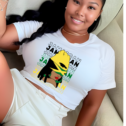 Jamaica Cropped Tee Jamaica Baby Tee Jamaica Clothes