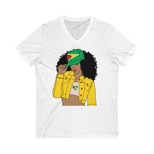 Guyana V-Neck T-Shirt  For Women