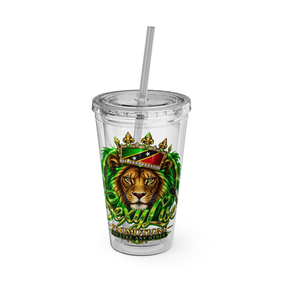 Sexy Lise Custom Pork & Beer Festival 16oz Tumbler with Straw