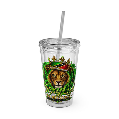 Sexy Lise Custom Pork & Beer Festival 16oz Tumbler with Straw