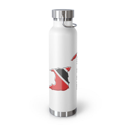 Personalized Trinidad and Tobago Flag Water Bottle Trinidad Flag Products Gift for Trinidadian  Product With Trinidad and Tobago Coat of Arm