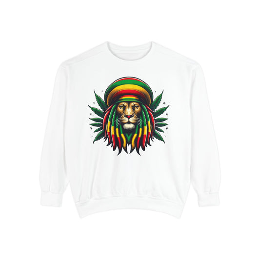 Men's Reggae Rasta Lion Head Sweatshirt