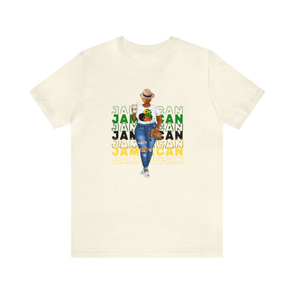 Jamaica Color T Shirt For Women Jamaica Flag Shirt