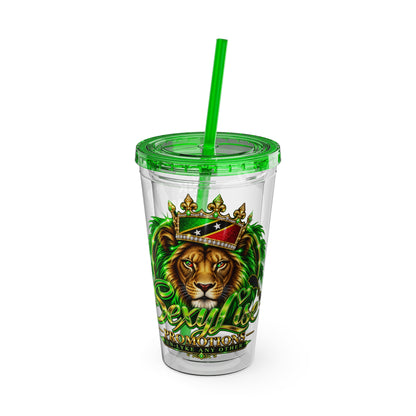 Sexy Lise Custom Pork & Beer Festival 16oz Tumbler with Straw
