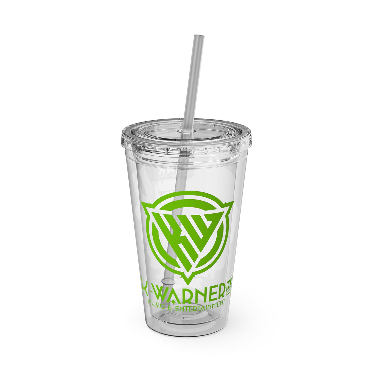 K Warner Custom  16oz Tumbler with Straw