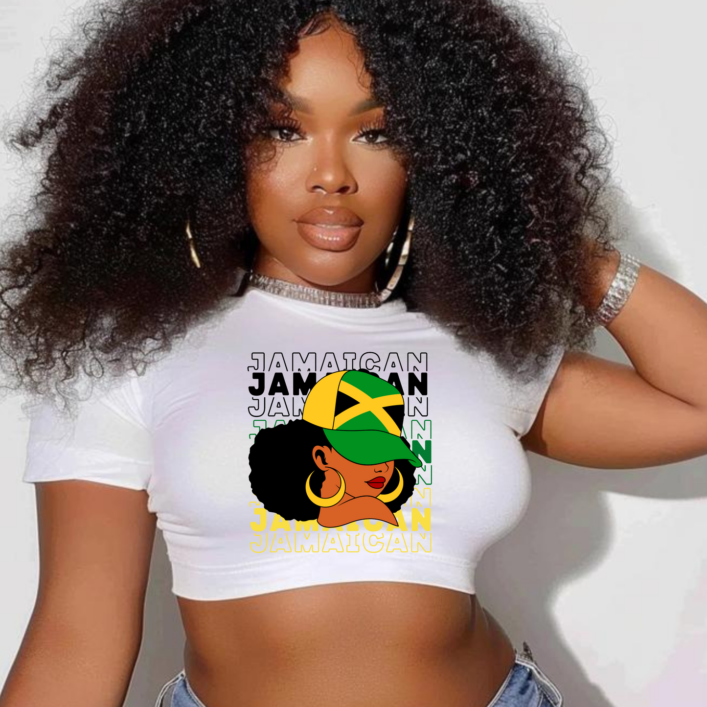 Jamaica Cropped Tee Jamaica Baby Tee Jamaica Clothes