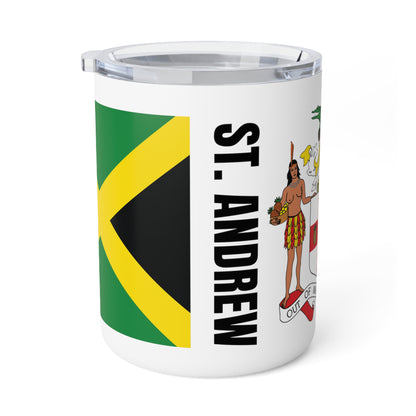 Personalized Jamaica Insulated Coffee Mug, 10oz St Andrew Jamaica Travel Cup