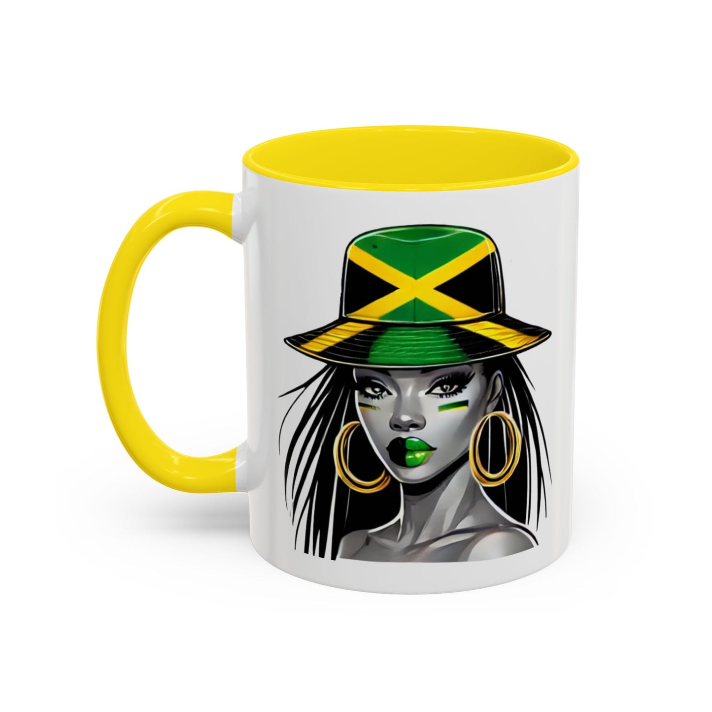 Personalized  Jamaica Women's Coffee Mug (11, 15oz)