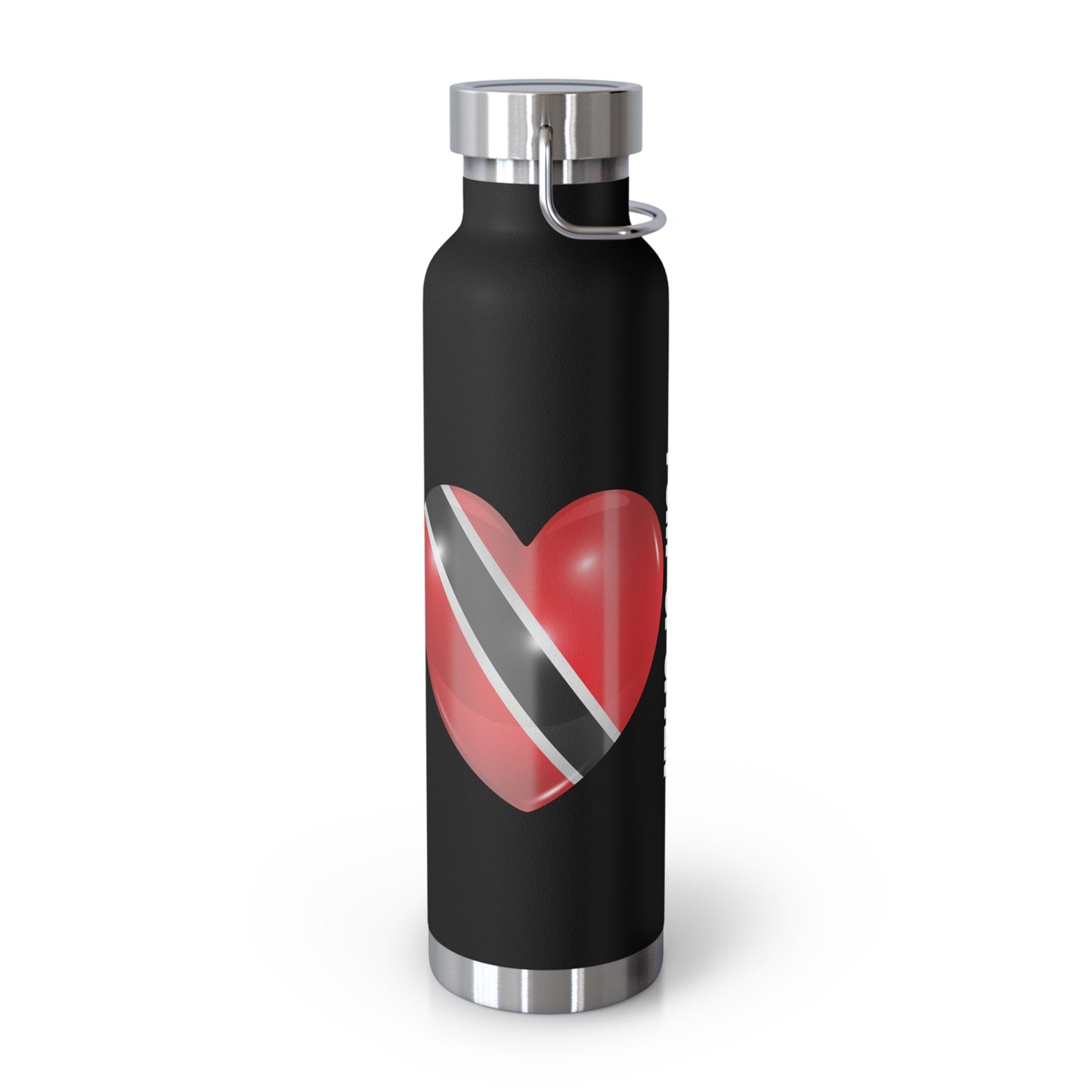 Personalized Trinidad and Tobago Flag Water Bottle Trinidad Flag Products Gift for Trinidadian  Product With Trinidad and Tobago Coat of Arm