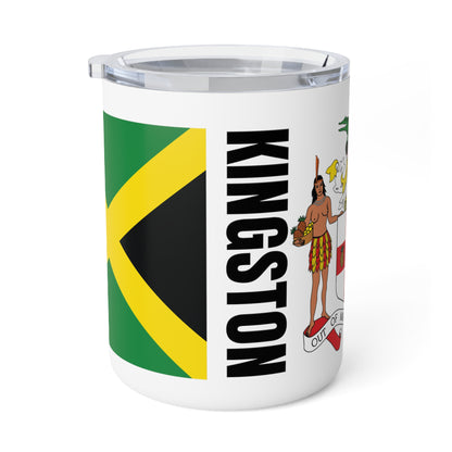 Personalized Jamaica Insulated Coffee Mug, 10oz  Kingston Jamaica Travel Cup