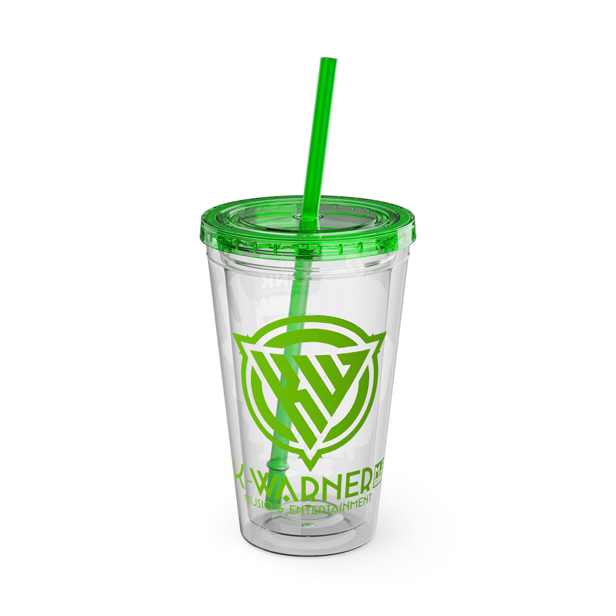 K Warner Custom  16oz Tumbler with Straw