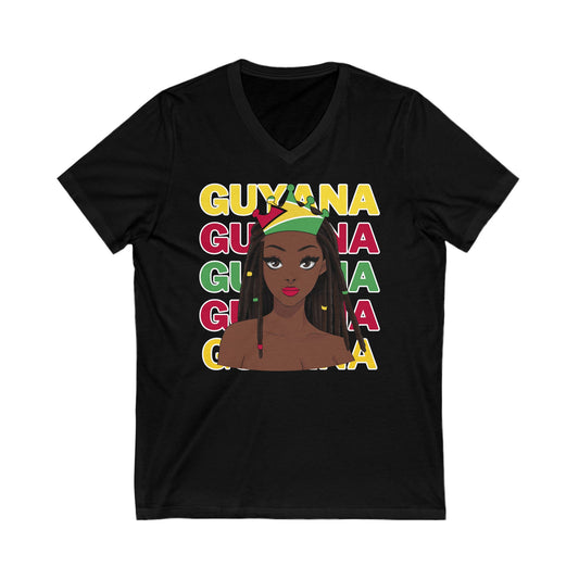 Guyana V-Neck T-Shirt  For Women