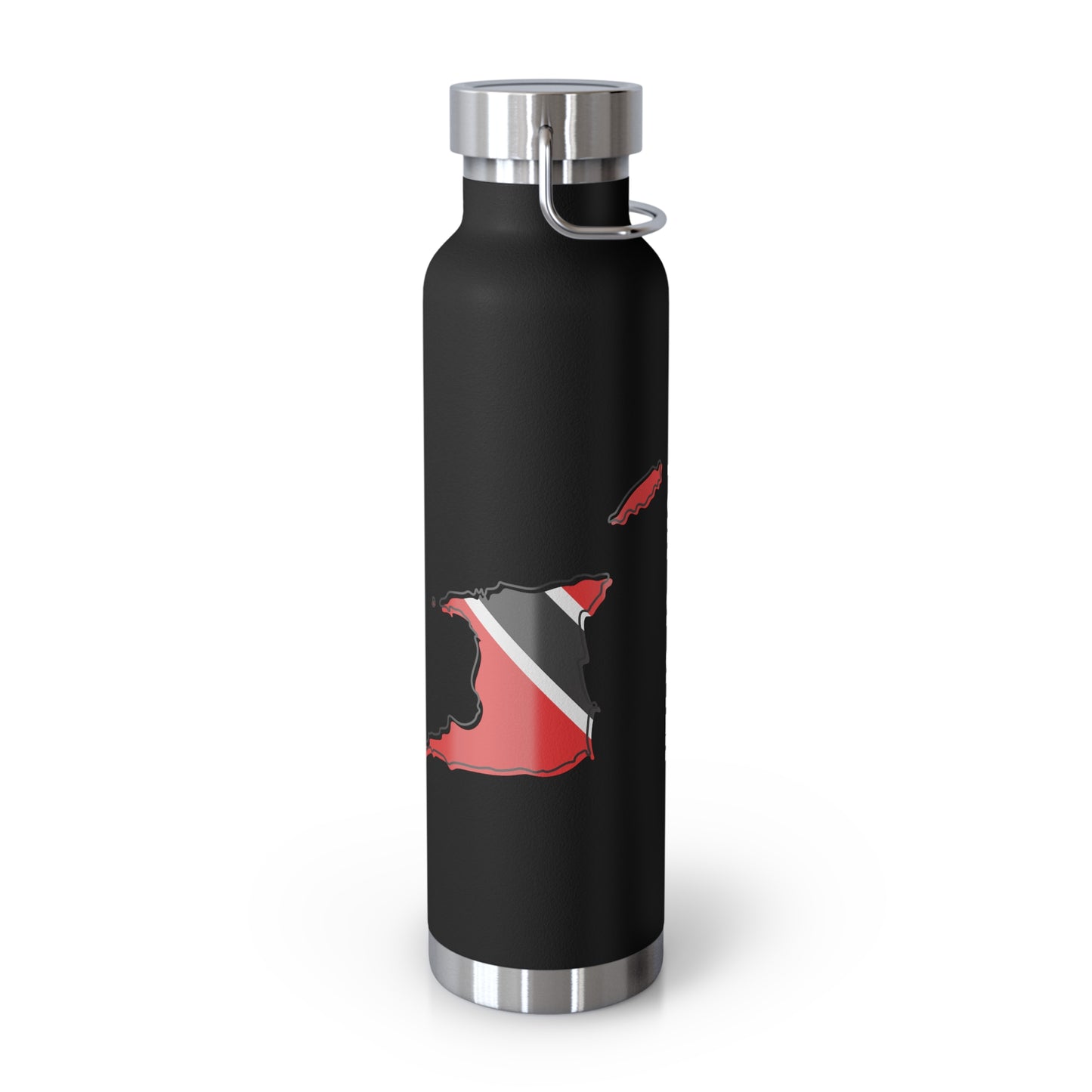 Personalized Trinidad and Tobago Flag Water Bottle Trinidad Flag Products Gift for Trinidadian  Product With Trinidad and Tobago Coat of Arm