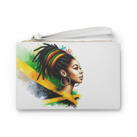 Gift for Jamaica Mom Jamaica Accessories Gift For Jamaican Woman Jamaica Flag Clutch