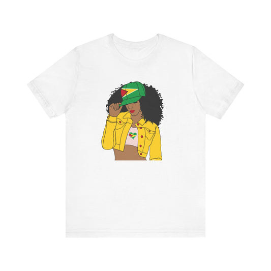 Guyana Flag Shirt Guyanese T Shirt For Women Guyana Flag Top Guyana Shirt Guyana Roots Guyana Independence Guyana Gift