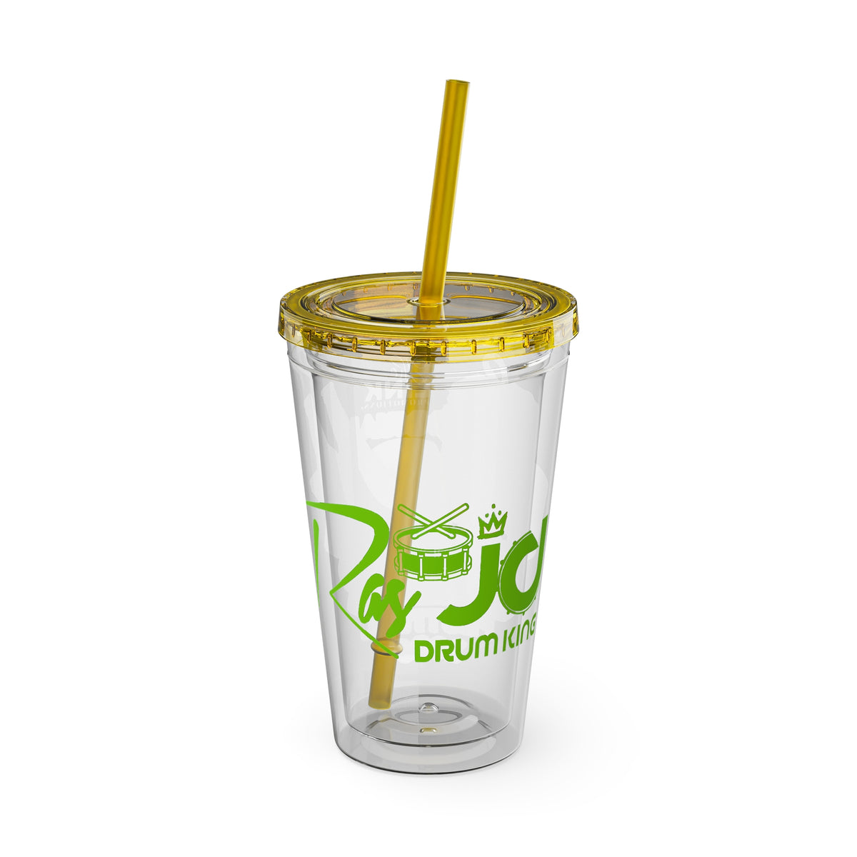 Ras Jd Custom  16oz Tumbler with Straw