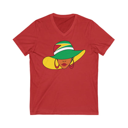 Guyana V-Neck T-Shirt  For Women