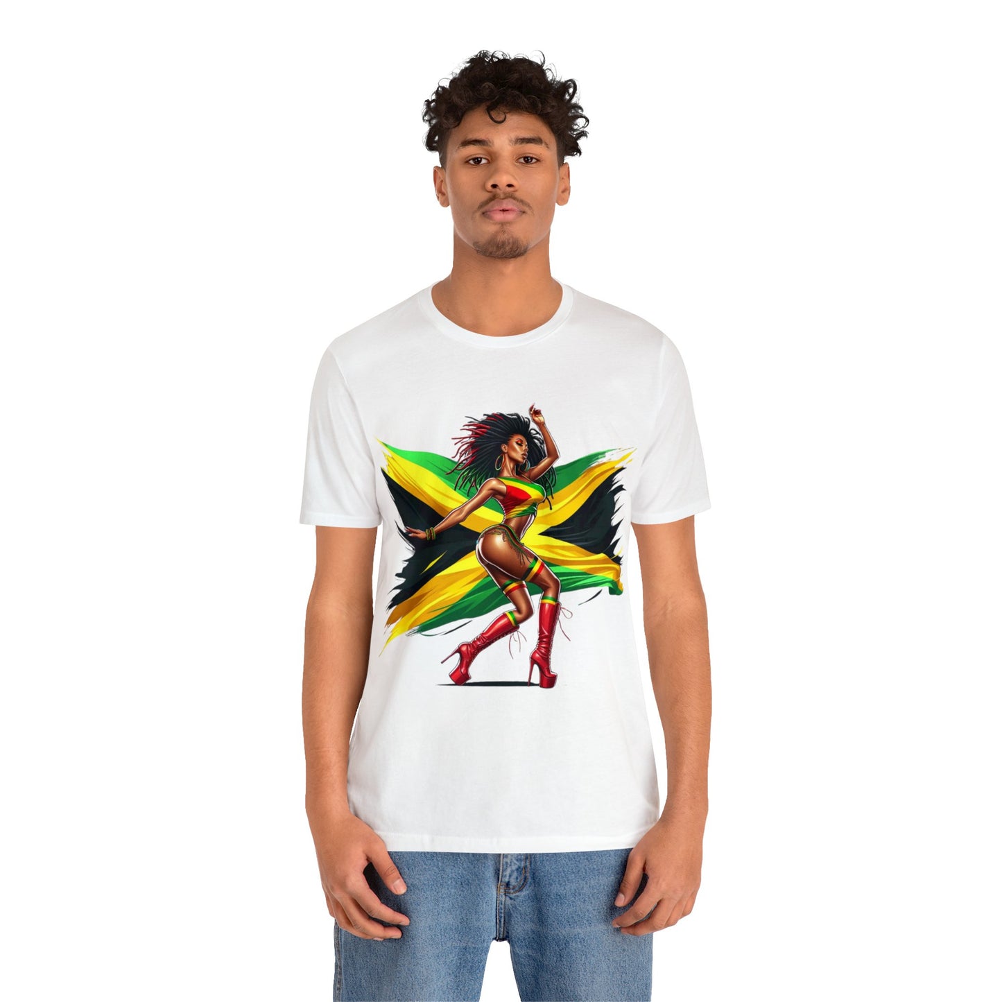 Jamaica Color Shirt Jamaica Shirt Jamaica Gift Reggae Aesthetics Jamaica Flag T-Shirt Reggae T Shirt Dancehall Reggae Tee